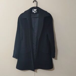 VTG Oscar De La Renta Black Pea Coat Women's Size 14